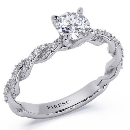 Engagement Ring AA459, White 1